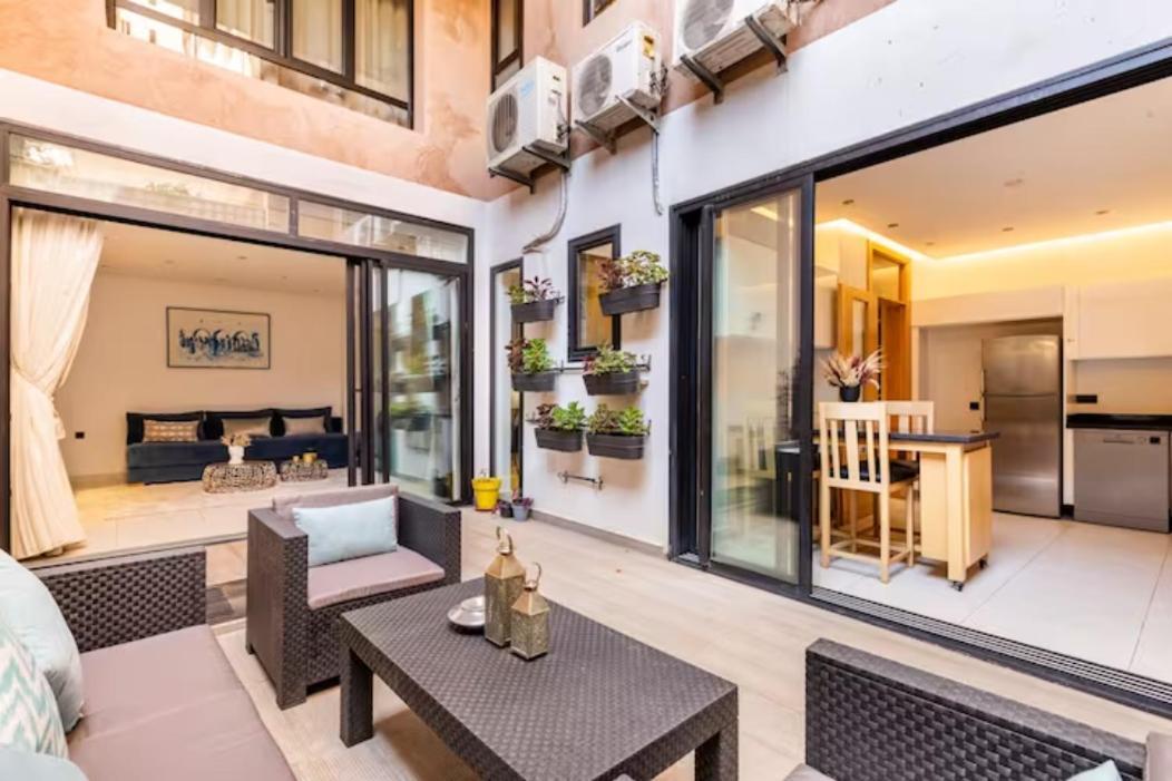 Loft Duplex Familial 200M2 Neuf - Centre Gueliz Lägenhet Marrakesh Exteriör bild