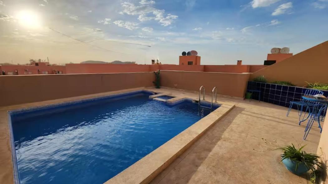 Loft Duplex Familial 200M2 Neuf - Centre Gueliz Lägenhet Marrakesh Exteriör bild