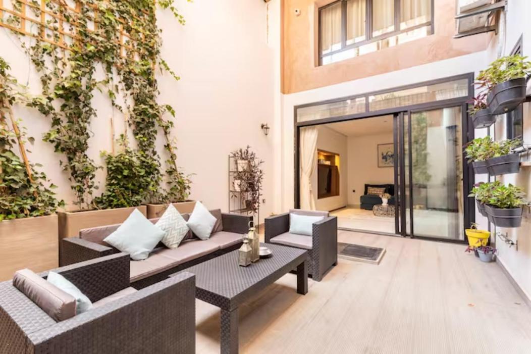 Loft Duplex Familial 200M2 Neuf - Centre Gueliz Lägenhet Marrakesh Exteriör bild
